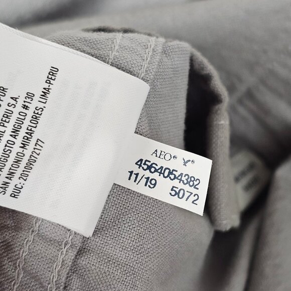 Mens Y2K Mallcore Skater Casual Indie Streetwear  American Eagle White Ombre  XS - Picture 13 of 13